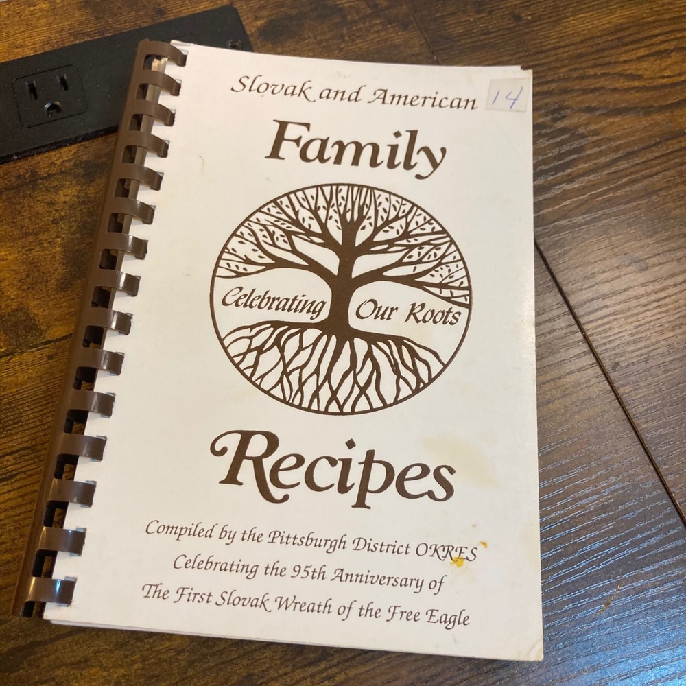 Slovak American Family Recipes Cookbook Pittsburgh 1991 Slovak Wreath Free Eagle